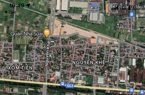 Bán đất đấu giá khu X3 lô góc 86m2 Khê Nữ, Nguyên Khê, Đông Anh, Hà Nội