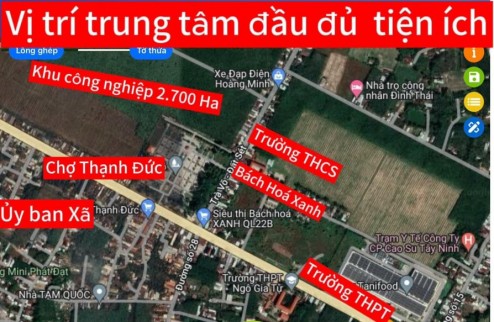 Bán đất mặt tiền quốc lộ 22 b thị trấn Gò Dầu Tây Ninh