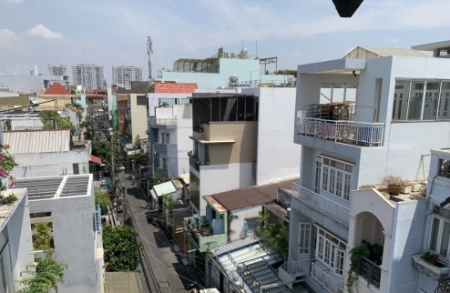 Bán nhà căn góc 2  mặt tiền Trung Lang, P12, Tân Phú, dt 4m x 19m, 5 tầng, dtsd 190m2 hoàn công đủ, giá 12.5 tỷ