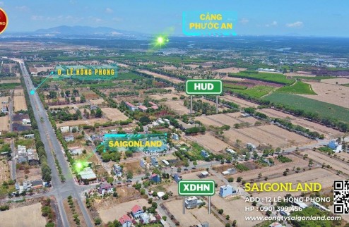 Cty Saigonland cần bán nhanh 20 nền đất dự án Hud & XDHN Nhơn Trạch Đồng Nai giá tốt đầu tư