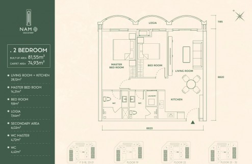 Bán căn hộ chung cư A -707 Nam Ô Discovery Đà Nẵng CK lên đến 8%. LH 0865566675