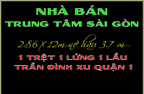 Nhà phố 4 x 17m 1 trệt 3 lầu Nguyễn Thiệp trung tâm tài chính Q1 TP.HCM