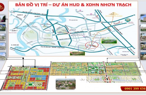 Saigonland Nhơn Trạch - Mua bán Đất Nền Sổ Sẵn Nhơn Trạch - Đất nền sân bay Long Thành.