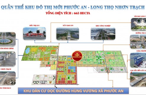 Saigonland Nhơn Trạch - Mua bán Đất Nền Sổ Sẵn Nhơn Trạch - Đất nền sân bay Long Thành.