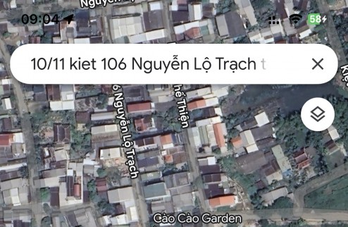 Bán đất kiệt 106 Nguyễn Lộ Trạch, Xuân Phú giá chỉ 2,0x Tỷ