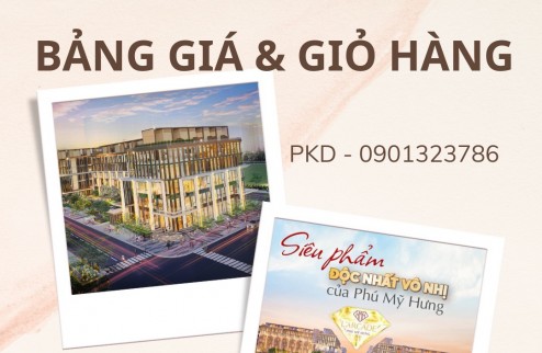 Full bảng giá và giỏ hàng L'Arcade Phú Mỹ Hưng. Trực tiếp chủ đầu tư. Ưu đãi tặng 2 năm PQL. PKD 0901323786