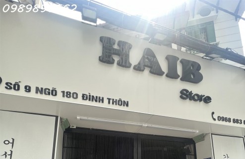 Cho thuê cửa hàng tại 9/180 Đình Thôn, Mỹ Đình 1, Nam Từ Liêm.