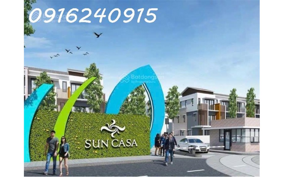 Bán nhà KĐT Sun Casa P. Hòa Phú, trung tâm TP mới Bình Dương, DT 90m2 giá 2,8 tỷ có TL