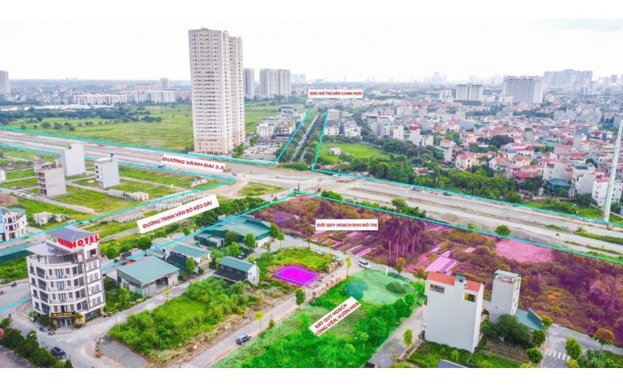 Nhượng lại 50m2 sát góc, view công viên, thoáng lâu dài nhất Hoài Đức, sinh lời bền vững