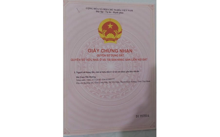 CHÍNH CHỦ BÁN GẤP LÔ ĐẤT MẶT TIỀN 7m KCN Vĩnh Lộc 2 Đi Vào Tại Huyện Bến Lức, Tỉnh Long An