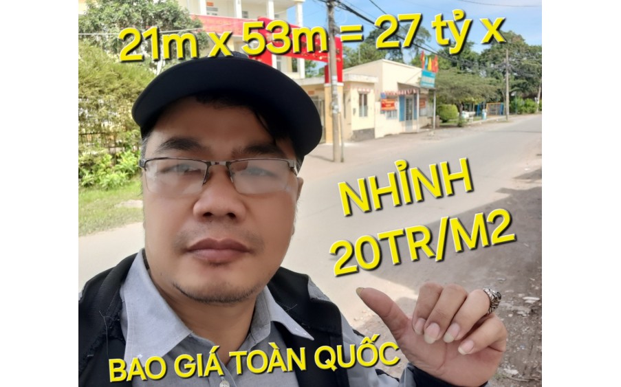 Bao Giá toàn Hóc Môn TPHCM - Bán Đất tặng Xưởng Bùi Công Trừng 1168m2 có 27 tỷ x