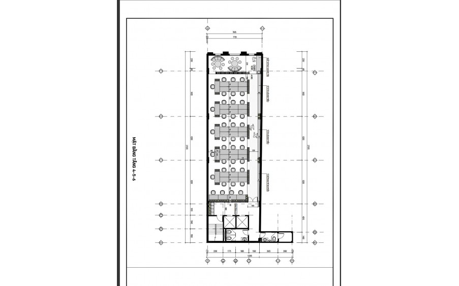 Cho thuê sàn tầng 5 phố Đặng Tiến Đông, Đống Đa, Hà Nội, DTSD 215m2, thông sàn, giá 40 triệu/tháng