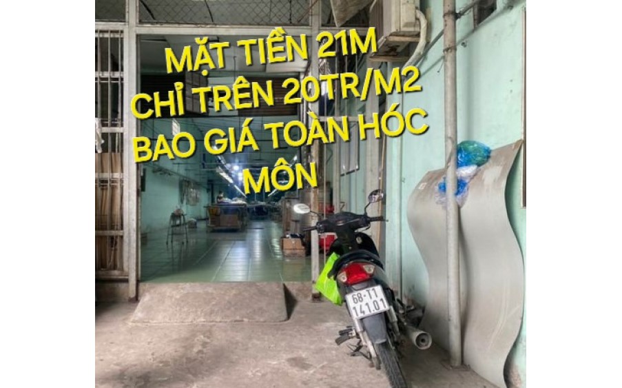 Bao Giá toàn Hóc Môn TPHCM - Bán Đất tặng Xưởng Bùi Công Trừng 1168m2 có 27 tỷ x