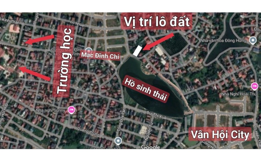 bán đất mặt đ.Mac Dinh Chi 1,55 ty