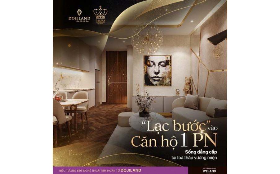 Thanh toán trước 500tr sở hữu căn hộ từ 1PN- Căn hộ hạng sang Golden Crown Hải Phòng