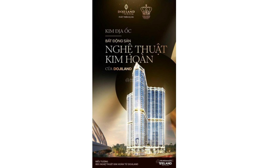 Tổ Hợp căn hộp Vàng Đế Vương-Golden Crown Hải Phòng dự án Doji 2 chính thức nhận booking ưu tiên chọn căn chọn tầng đẹp!