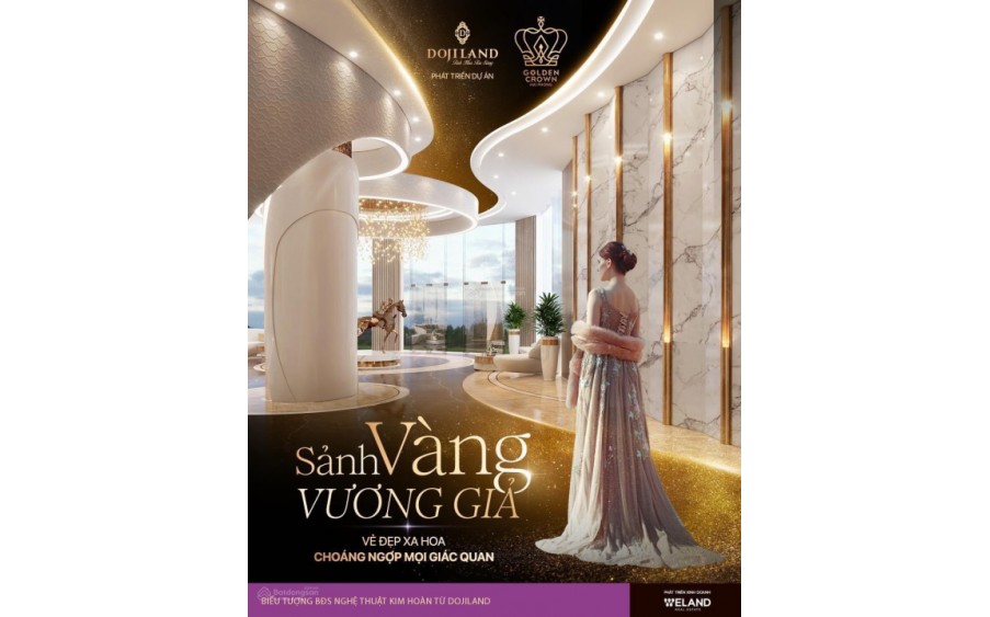 Tầm view siêu đẹp - Nhận booking căn quỹ độc quyền DAZ căn hộ hạng sang Golden Crown Hải Phòng !