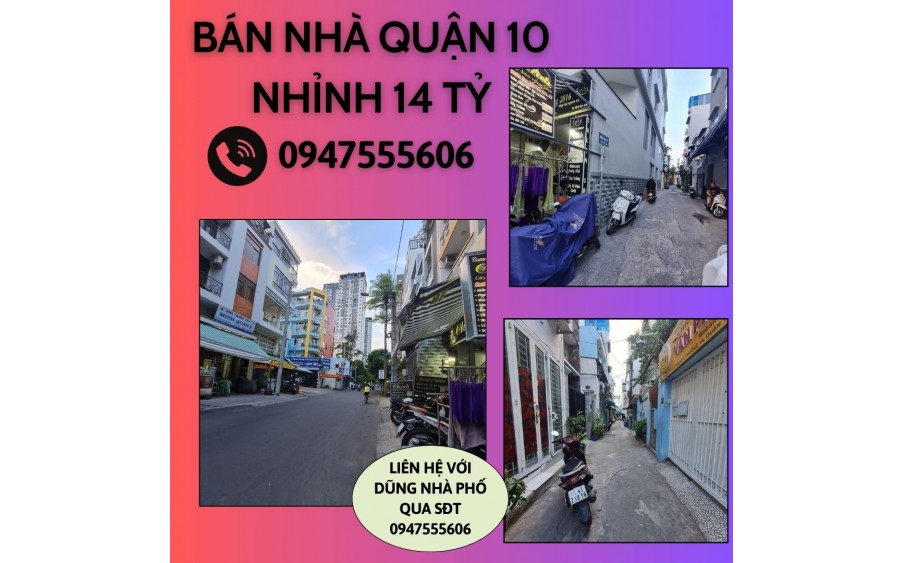 Bán Nhà Quận 10 Nhỉnh 14 Tỷ, Đường 3 Tháng 2, Diện Tích 118m², Kinh Doanh Lợi Nhuận Cao