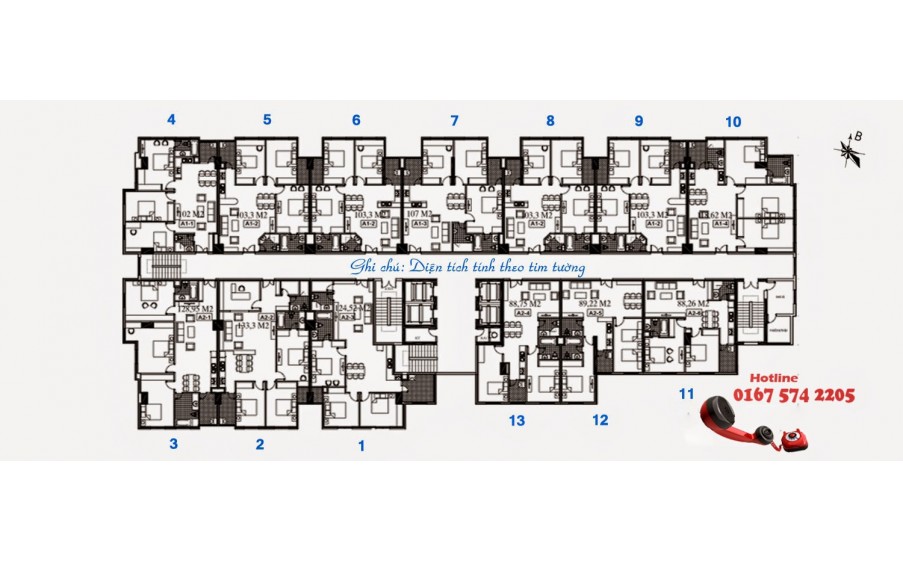 Chờ xuất bảnCực rẻ ! Bán căn 3n2vs 129m2 Sapphire Palace Chính Kinh full đồ gỗ đẹp giá 6,5 tỉ, có slot oto