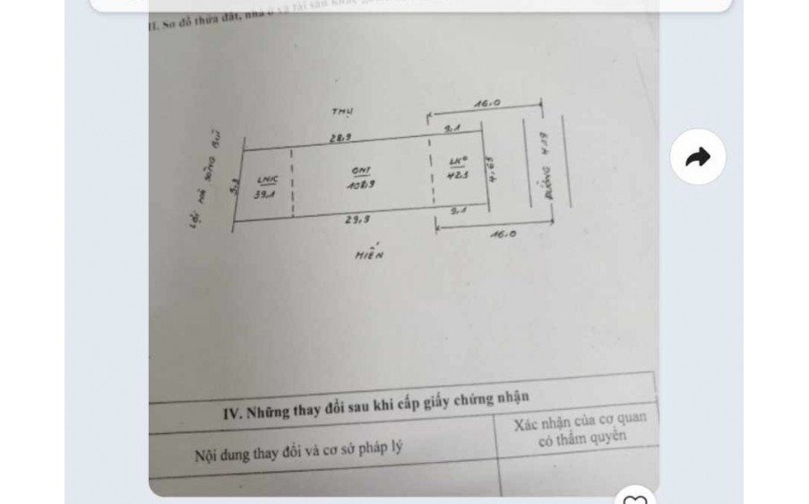 MẶT ĐƯỜNG 419 - hiếm nhất  bán chỉ 2x triệu /m nhanh tay lên NĐT
Tại đồng phú - Chương mỹ - Hà nội 
Diện Tích 148m/2
Mặt Tiền 4,65 Hậu 5.30  nở hậu