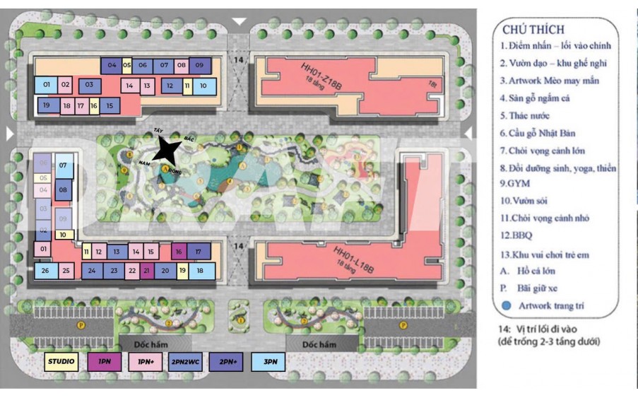 CĂN STUDIO (32m2)  CHUNG CƯ THE ROYAL RESIDENCES - LH: 0919 959 268