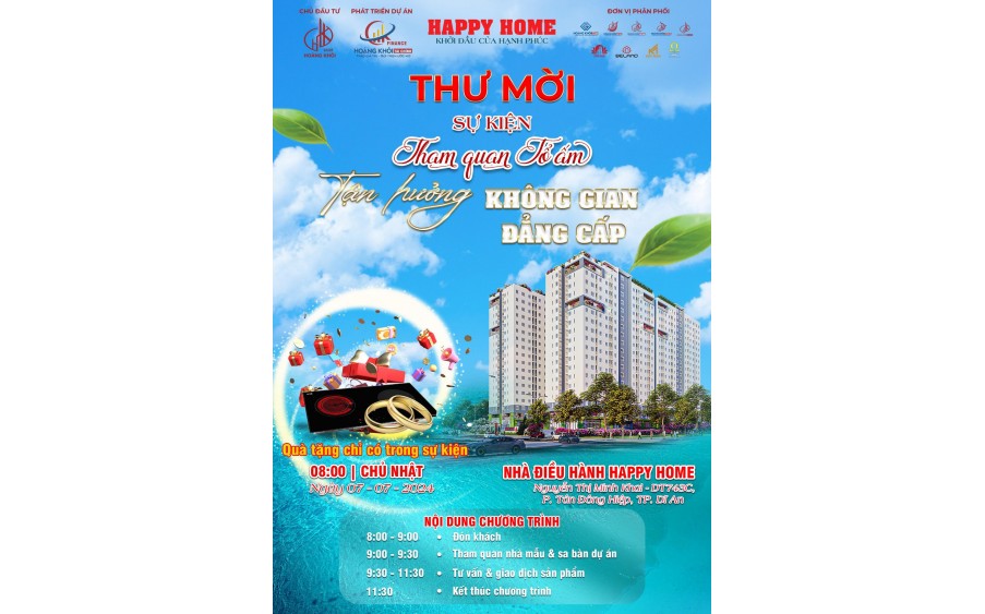 THAM QUAN VÀ TRÃI NGHIỆM CĂN HỘ HAPPY HOME