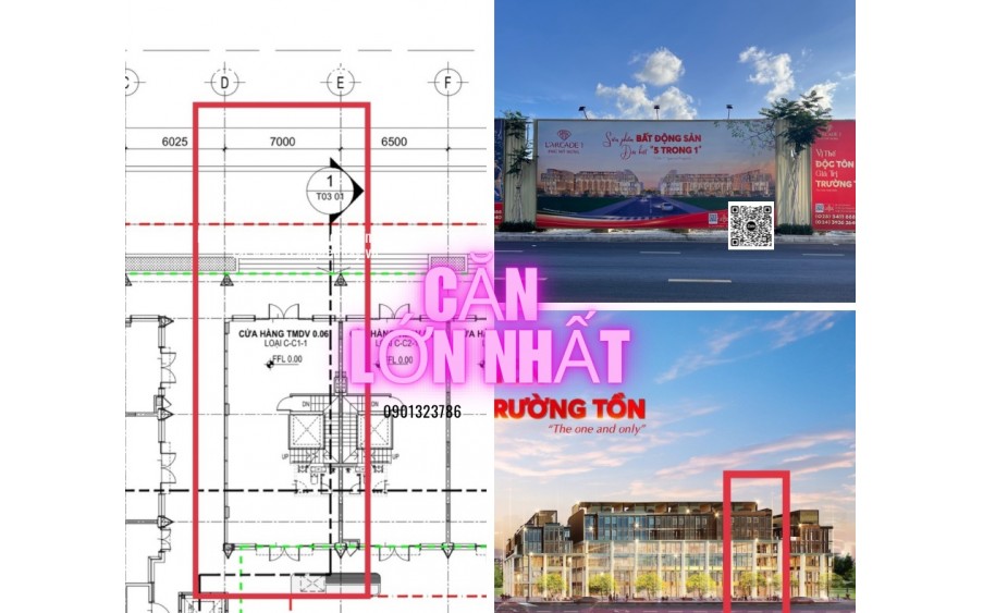 Căn Lớn nhất dự án The Larcade Phú Mỹ Hưng. Nhận thông tin ngay 0901323786