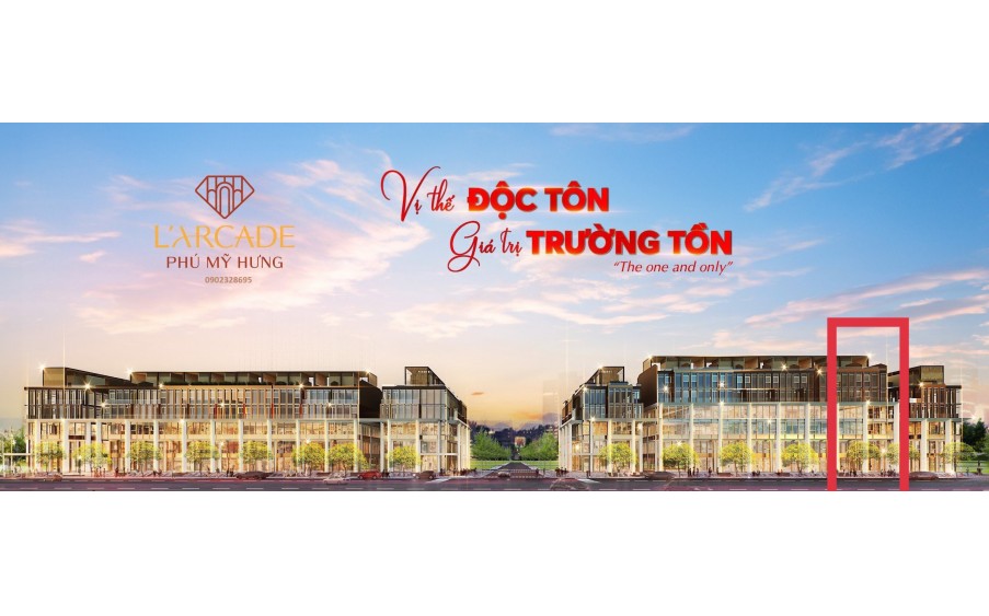 Căn Lớn nhất dự án The Larcade Phú Mỹ Hưng. Nhận thông tin ngay 0901323786