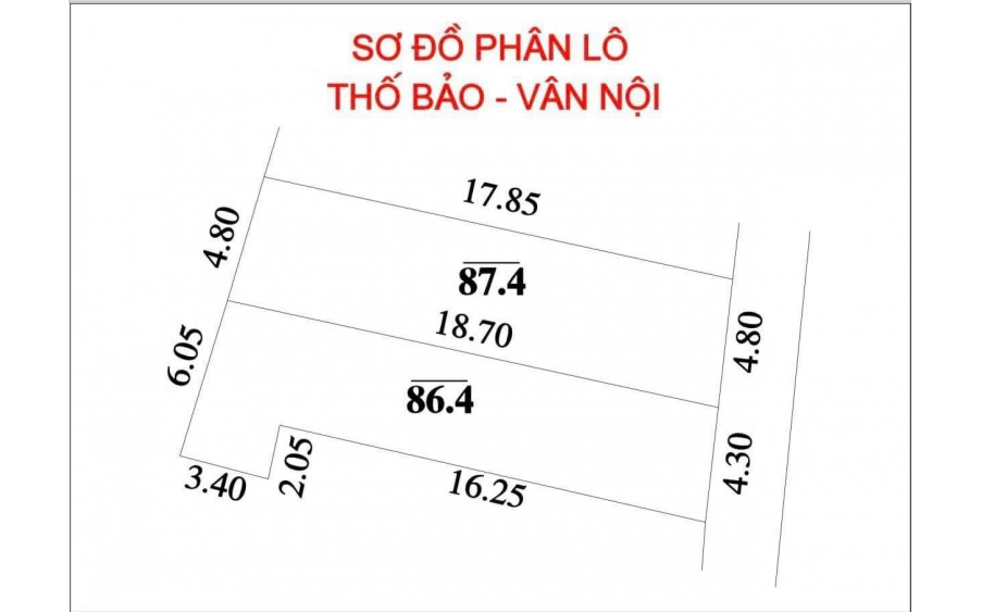 BÁN ĐẤT VÂN TRÌ, ĐÔNG ANH  - 50M RA BÌA LÀNG- ĐƯỜNG THÔNG OTO VÀO ĐẤT – 86M , NHỈNH 3 TỶ