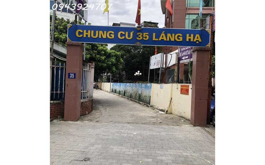 CHO THUÊ NHÀ TẠI CHUNG CƯ 35 LÁNG HẠ, PHƯỜNG THÀNH CÔNG, BA ĐÌNH, HÀ NỘI