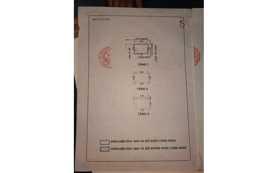 Nhỉnh 2 tỷ 7 Có căn nhà 3 tầng rộng 5,3 x 3.55 Tân Thành - Quận Tân Phú