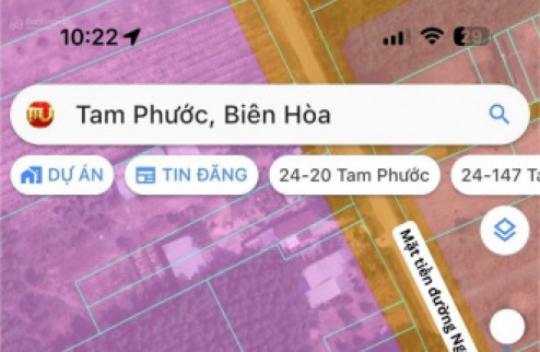 Chính chủ cần bán 2 lô đất vip mặt tiền Nguyễn Khắc Hiếu - Tam Phước - Biên Hòa