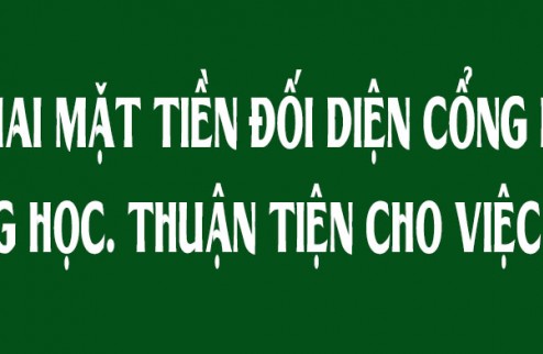 Bán Nhà hai mặt tiền đối diện cổng bệnh viện, gần trường học