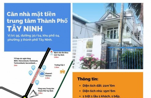 CHÍNH CHỦ BÁN ĐẤT TẶNG NHÀ ĐẸP– CƠ HỘI VÀNG Tại Trung Tâm Thành Phố Tây Ninh