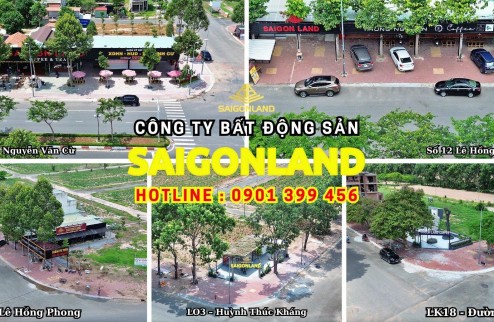 Saigonland - Cần bán nhanh nền Biệt Thự Vườn  sổ sẵn tại dự án Hud Nhơn Trạch Đồng Nai diện tích 285m2 full thổ cư.