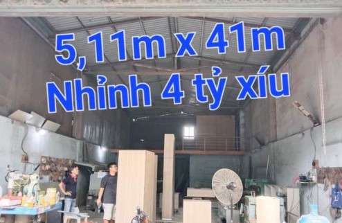 Xưởng - 5,15m x 41m có 4 tỷ Nhị Bình Hóc Môn TPHCM bán Gấp