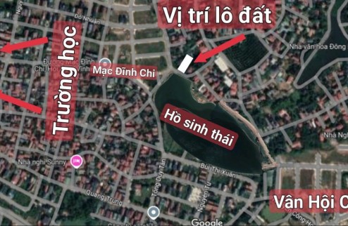 bán đất mặt đ.Mac Dinh Chi 1,55 ty