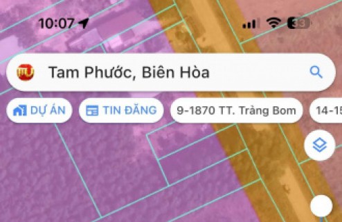 Chính chủ cần bán 2 lô đất vip mặt tiền Nguyễn Khắc Hiếu - Tam Phước - Biên Hòa