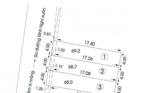 Bán Đất hẻm 6m, Đình Nghi Xuân - Bình Tân - 4 x 18, 4 tỷ 9 TL