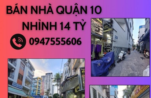 Bán Nhà Quận 10 Nhỉnh 14 Tỷ, Đường 3 Tháng 2, Diện Tích 118m², Kinh Doanh Lợi Nhuận Cao