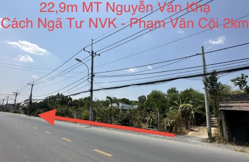 Bán đất thổ cư Mặt tiền đường Nguyễn Văn Khạ