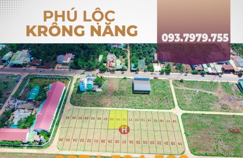 Bán lô đát Phú Lộc Krông Năng ngay gần cạnh Ủy Ban mới trung tâm ngã tư mới của Phú Lộc - Ea Tóh - Buôn Hồ