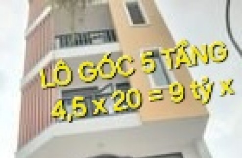 Toà Nhà 5 tầng 4,5 x 20 có 9 tỷ x Bùi Văn Ngữ Hiệp Thành TP.HCM