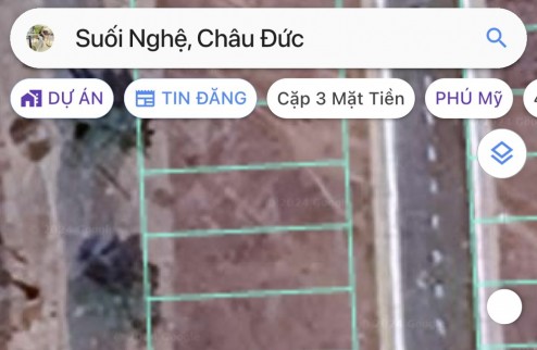 Chủ bán lô đất kp suối nhum, gần cty may thiên tường ,đường bê tông xe hơi, phường hắc dịch ,tx phú mỹ