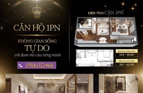 BẤT NGỜ! Chỉ từ 2,5 tỷ VNĐ sở hữu căn hộ tại Golden Crown Hải Phòng!