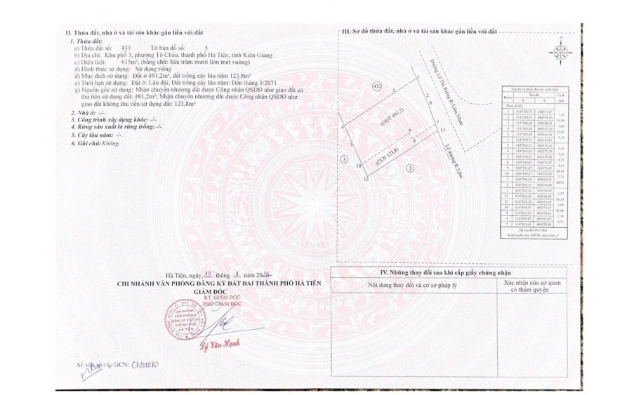 CHUYỂN NHƯỢNG GẤP NỀN MT LÊ THỊ RIÊNG P.TÔ CHÂU GIÁ CẮT LỔ ĐÃ LÊN PA TÁCH RIÊNG TỪNG NỀN