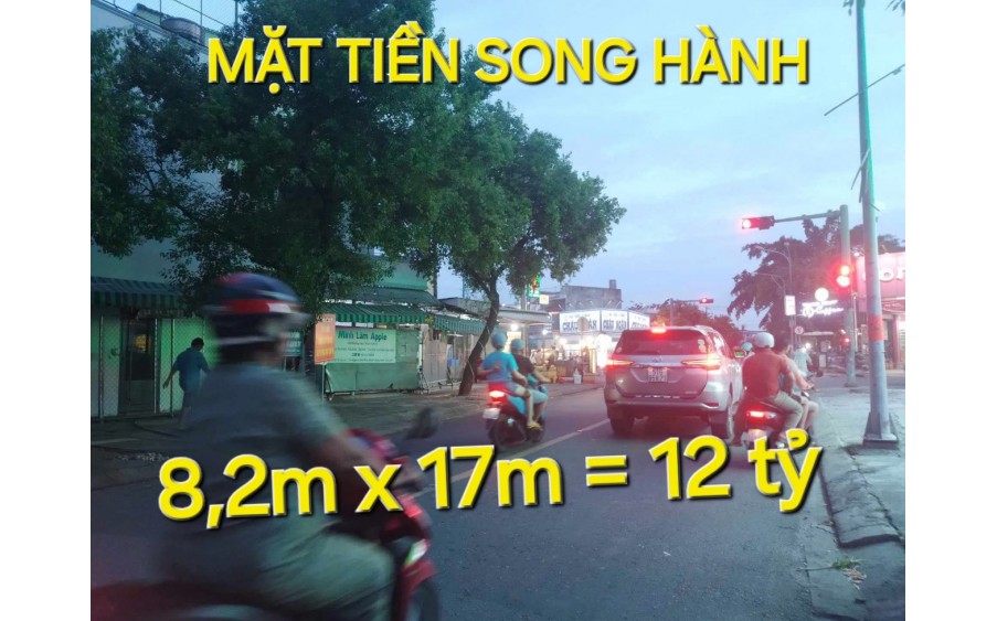 Bán Đất tặng Nhà 135m2 có 12 tỷ Mặt Tiền Song Hành Hóc Môn TP.HCM