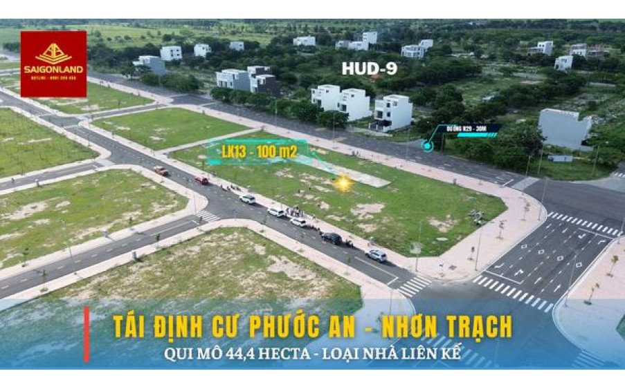 Saigonland nhượng lại suất chính khu Tái Định Cư Phước An mặt tiền đường N29