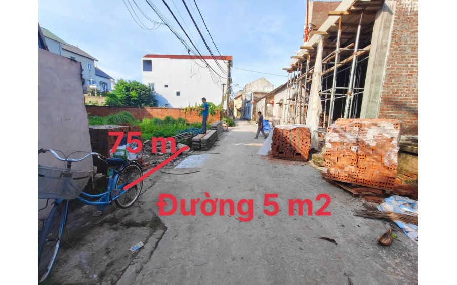 75 m đại yên ngoc thông oto tránh  giá hơn 20 trieu