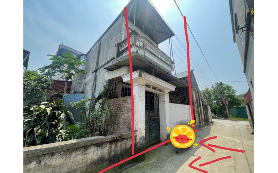 Cc gửi bán 61m2 tại trung tâm xã Đại Yên Chương Mỹ, Hà Nội, ô tô đậu cửa, giáp Tl419, giáp tt Chúc Sơn, nhỉnh 2 tỷ